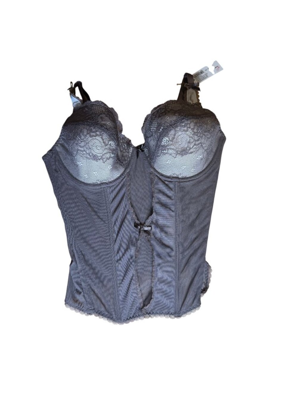 Soma Mocachino/Ivory Lace Bustier Camisole Size 36C NWT